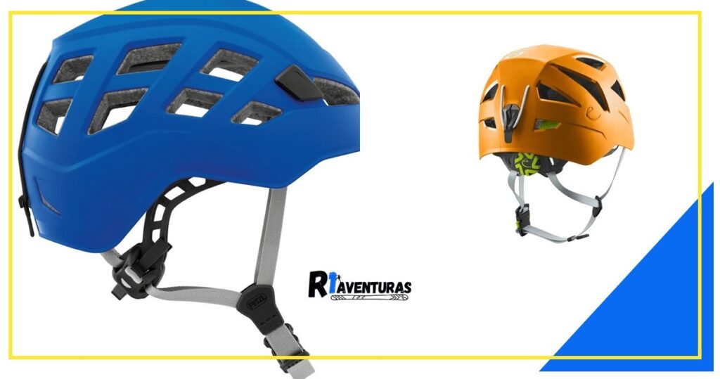 Cascos de barranquismo de la Marca Edelrid y Petzl